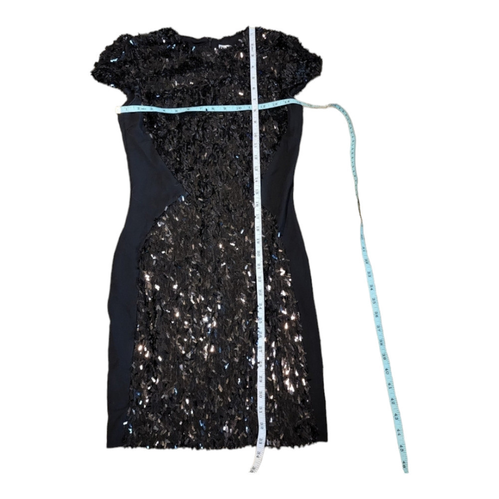 Revolve dress the population Sabrina Dress in Black Glass size medium - Picture 6 of 6